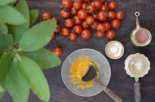 tomato face pack tomato face pack