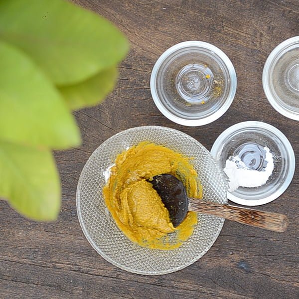 rice flour and besan face pack